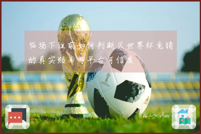 临场下注前如何判断买世界杯竞猜的真实赔率与平台可信度